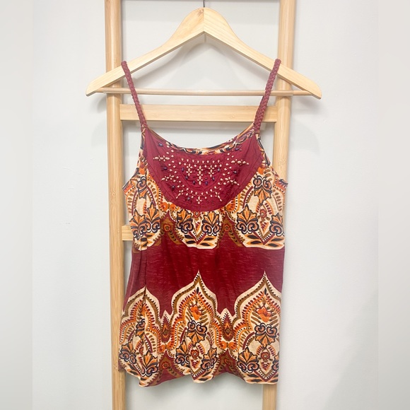 Lucky Brand Tops - Lucky Brand | Boho Paisley Tank Top Size Small